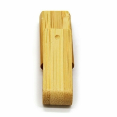 Bamboo Flash Drive U Disk USB2.0 Pen Drive Rotatable Memory Stick