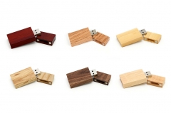 Custom Block Wooden USB 2.0 Flash Drive 16GB 32GB Pendrive