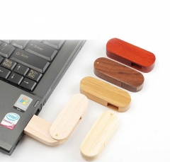 Wooden USB Flash Drive Custom Logo Disk On Key Gift Pendrive Real Capacity