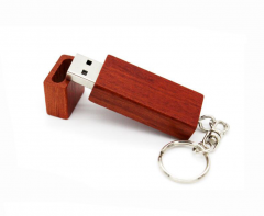 Wooden USB 2.0 3.0 Flash Drive with keyring Carved Custom Logo Photography Gift