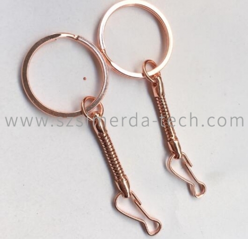 High Quality Metal Key Ring Key Chain for USB Flash Drive