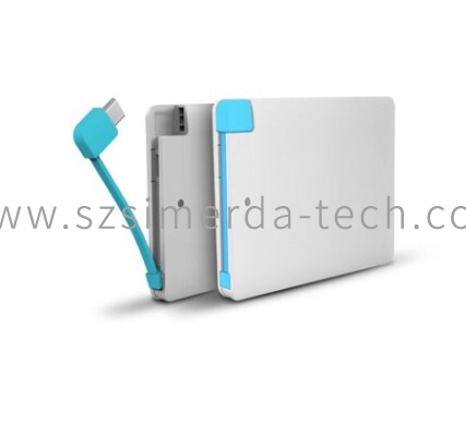 Powerbank Ultra Slim Portable 2500mAh