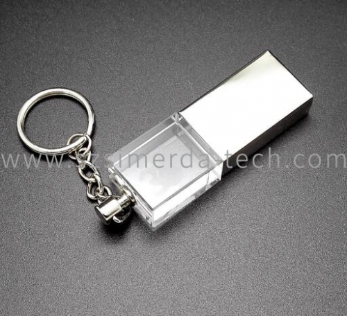 custom 3D wedding photography logo crystal usb flash pen drive