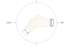 Swivel metal USB flash drives USB3.0