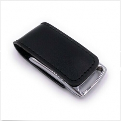 USB Stick in Faux Leather Case Brown 8gb 16gb 32gb USB 2.0