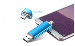 Flash Drive OTG Dual Port Memory Stick Pen Drives USB 2.0 For Android Phone