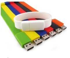 USB SILICON WRIST BRACELET FLASH DRIVE