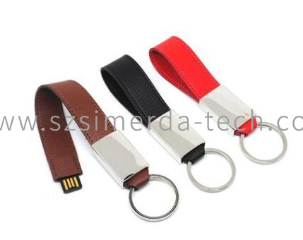 OEM Colorful Pu Leather USB Flash Drive USB Memory Stick